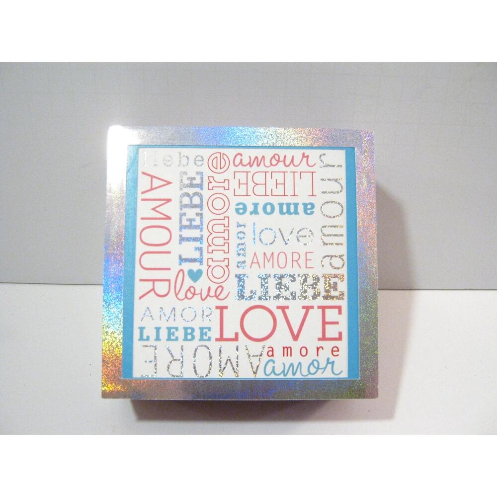 Double message Shelf Tabletop Wood Box Sign Home Office Students Dorm Nursery - Picture 5 of 5